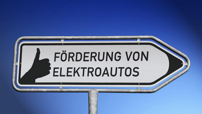 Förderung beim Kauf von Elektroautos